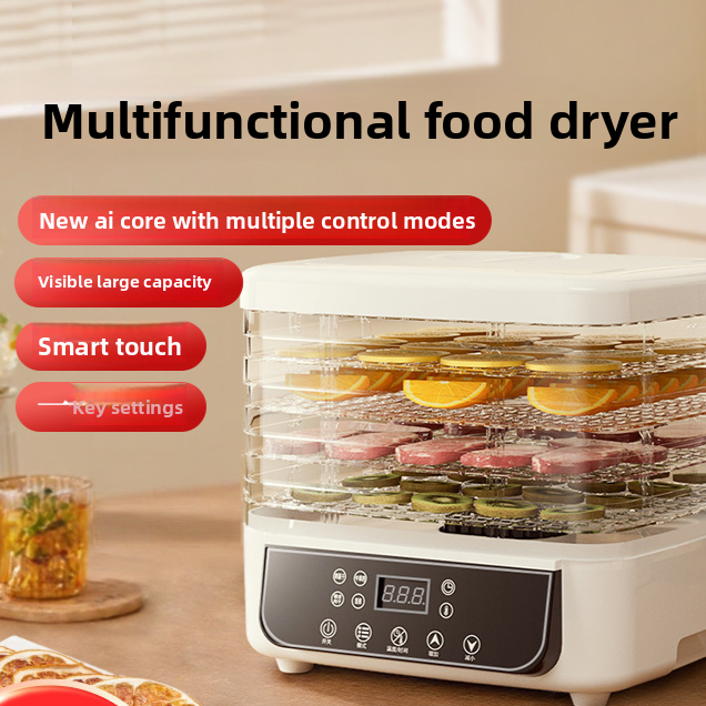 Magic Mill Food Dehydrator Machine | 5 Stackable Stainless Steel Trays, 48H Digital Adjustable Timer & Temperature Control Upto 167� Electric Dryer & Preserver for Jerky, Fruit, Dog Treats & Much More