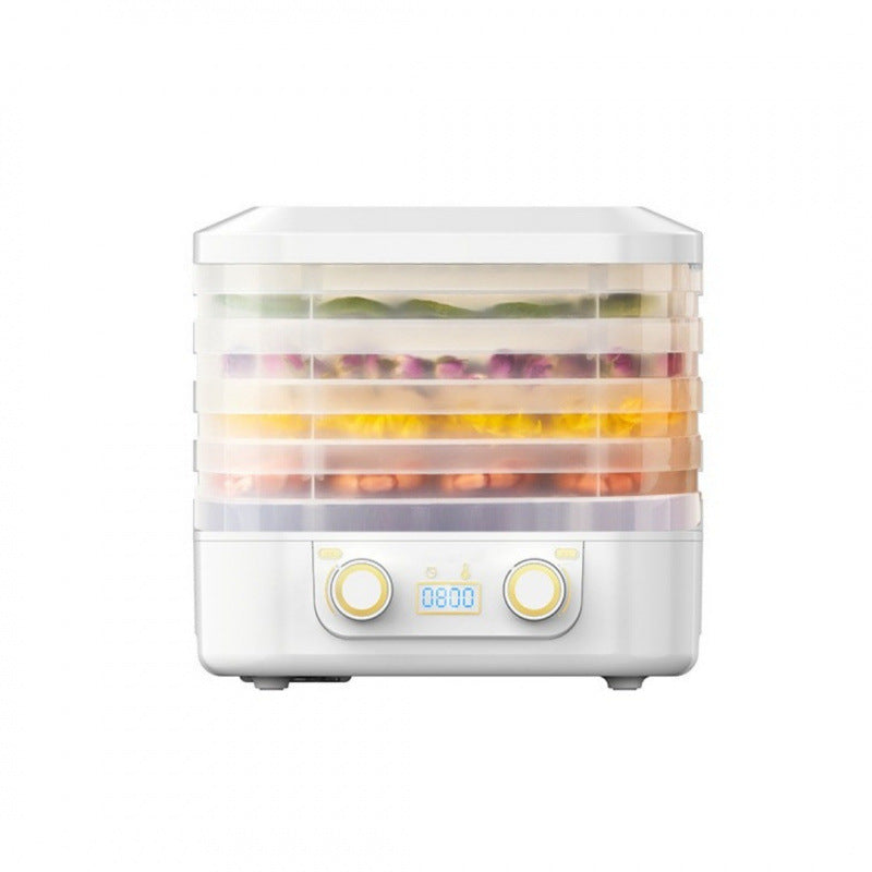 Magic Mill Food Dehydrator Machine | 5 Stackable Stainless Steel Trays, 48H Digital Adjustable Timer & Temperature Control Upto 167� Electric Dryer & Preserver for Jerky, Fruit, Dog Treats & Much More