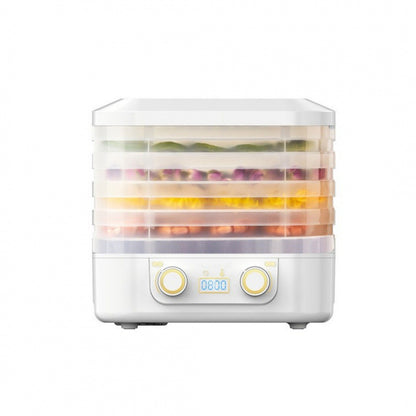 Magic Mill Food Dehydrator Machine | 5 Stackable Stainless Steel Trays, 48H Digital Adjustable Timer & Temperature Control Upto 167� Electric Dryer & Preserver for Jerky, Fruit, Dog Treats & Much More
